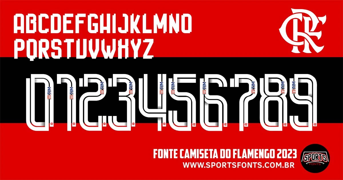 fonte-camiseta do flamengo 2023 download gratis