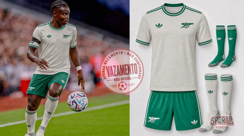 Camisa Reserva do Arsenal 2027/28