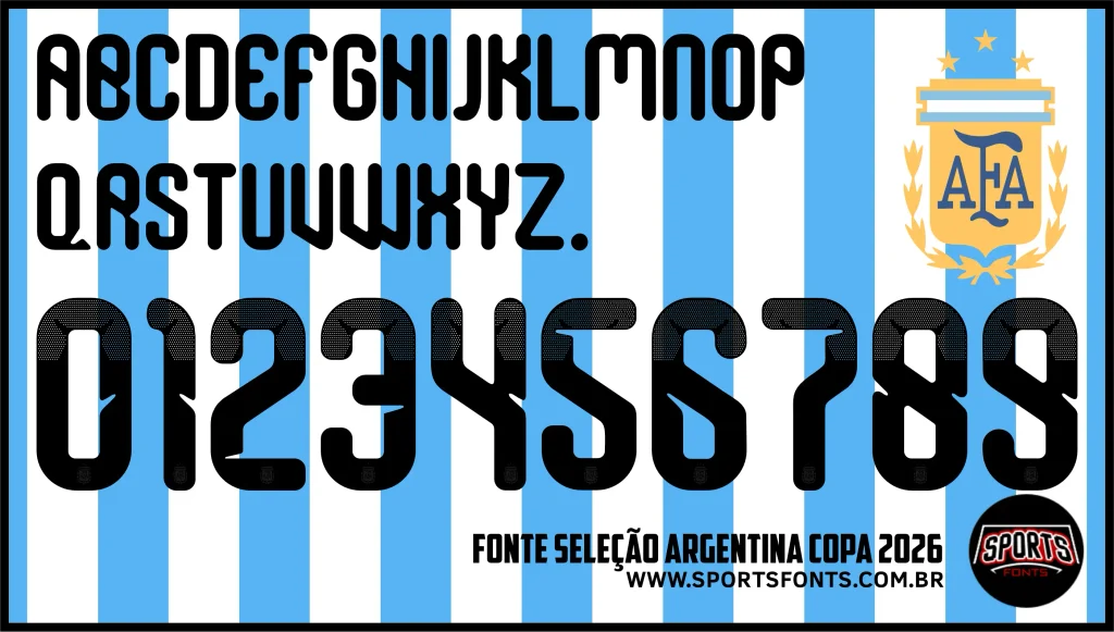 Fonte Seleção Argentina 2026